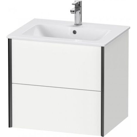 Sous-vasque pour lavabo XVIU 560x610x480mm, professionnel, noir mat, blanc mat (1/3)