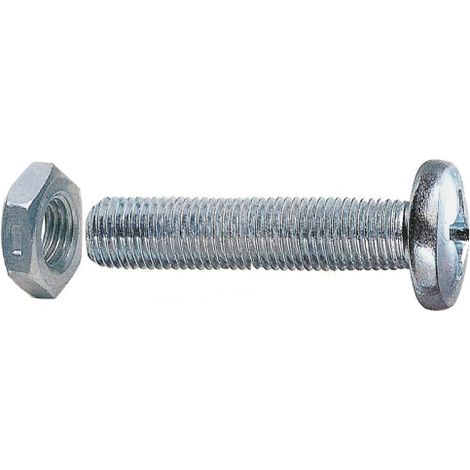 cf 30 pcs vis vis A  mA tal tA te cylindrique pas grossier 5x16 mm avec A crous