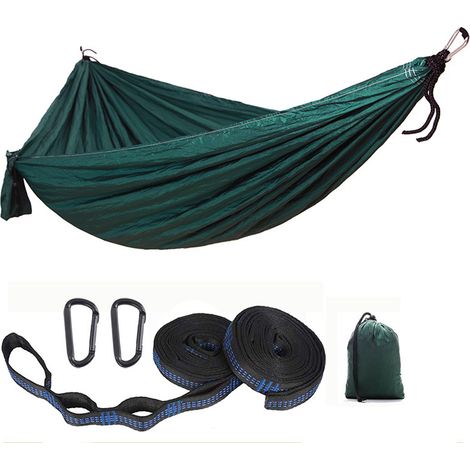 Hamac suspendu en toile de parachute en nylon pour le (1/5)