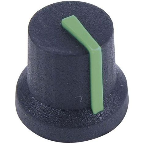 Tête de bouton rotatif Cliff CL170852BR noir, vert (Ø x H) 16.8 mm x 14.5 mm 1 pc(s) (1/4)
