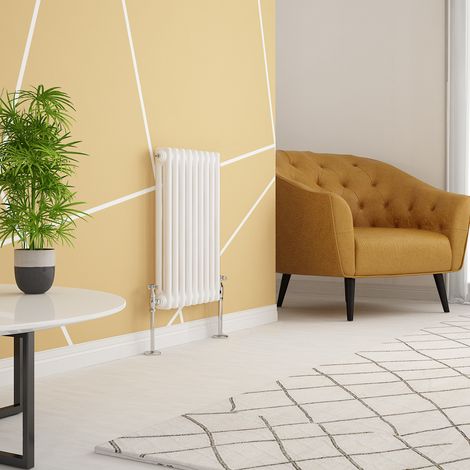 WarmeHaus Traditional Radiator White Double Panel 600x423mm (1/4)