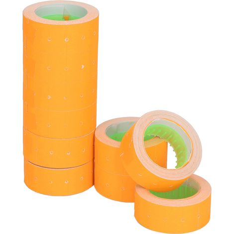 Preisschilder für M5500 MX5500 Etikettpistole (3 Tuben, 15.000 Stück, einreihig, orange, 21 x 12 mm) - 3 Tuben (1/5)
