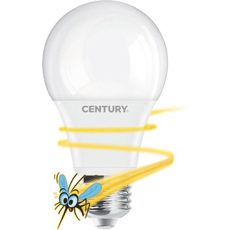 Century LAMPADA LED ANTIZANZARA KILLER 50 GOCCIA E27 Luce calda 9 W - 650 lumen