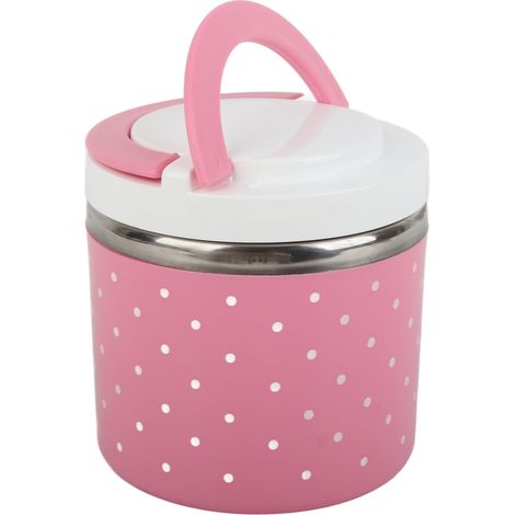 Isolierte Lunchbox aus einwandigem Edelstahl, Warmhaltebehälter, luftdichte Lunchbox für den Transport (1/5)