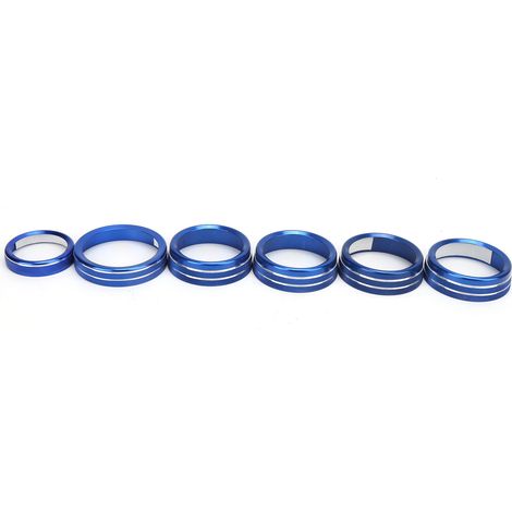 6 Boutons AC Audio de Couvercle de Phare Bleu Type Court Remplacement pour Ford F-150 4x4 Remorque 2018-2020 (1/5)