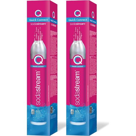 Sodastream Cilindro Gas Addizionale Ad Incastro Rapido Compatibile Con Gasatori Terra Art e Duo 2