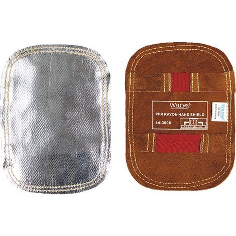 Bouclier Thermique pour Les Mains Anti-Chaleur Élevée Coussin en Cuir Aluminisé Bouclier en Cuir pour La Main Arrière (1/5)
