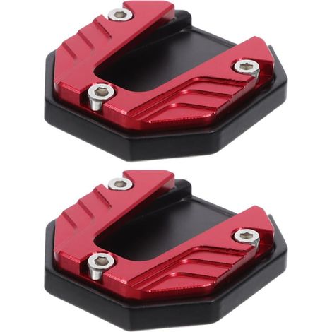 2 Pièces Plaque de Béquille Latérale de Moto en Acier Inoxydable (1/5)