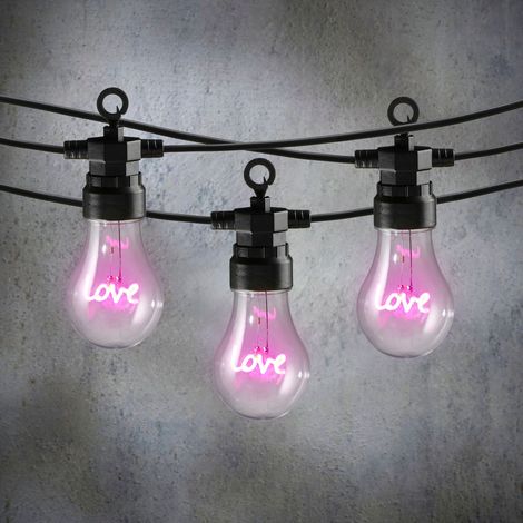Luca Lighting Guirlandes lumineuses Rose H11xl6xL450cm (1/3)