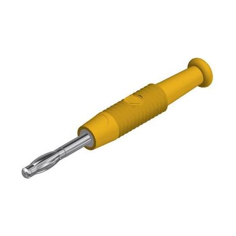 Fiche banane Hirschmann Test & Measurement MSTF 2 ge 938420103 mâle, droit Ø de la broche: 2 mm jaun (1/2)