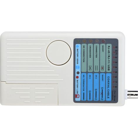 Testeur de Câble Réseau RJ45 RJ11 USB BNC - Détecteur et Traqueur LAN