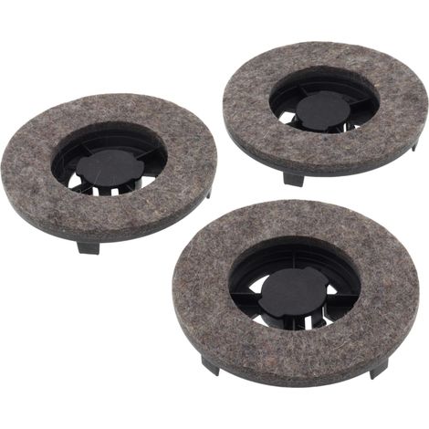 Delonghi kit 3 spazzole feltro universali per lucidatrice Hoover Simac AEG NOTE (1/5)