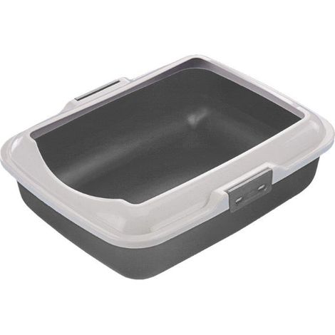 Nobby Katzen Toilettenschale grau, 50 x 40 x 16 cm Toiletten & Zubehör