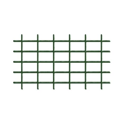 Rankgitter Garden MEK6, 145x42,5 cm, 4/4,7 mm, PVC/Stahl, für Blumen, grün, Garten-