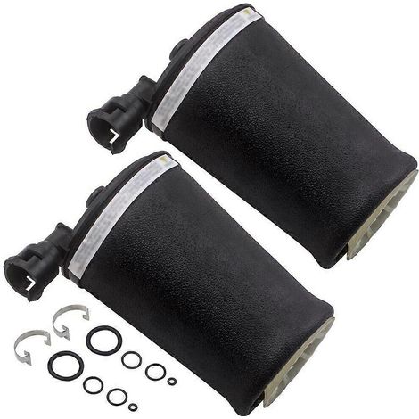 Paire de coussins de suspension pneumatique arrière compatibles avec les amortisseurs de suspension pneumatique renforcés Ford, Lincoln et Mercury (références : 3U2Z5580AA, 3U2Z5580BA, 3U2Z5580PA). (1/5)