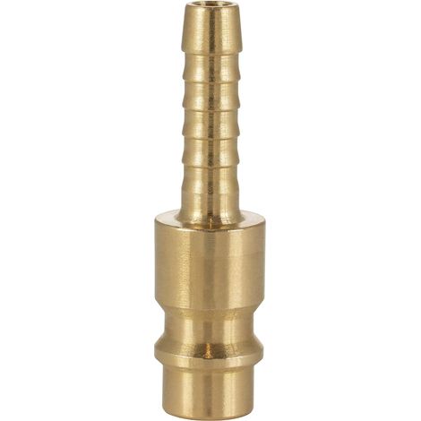 Connecteur Air Comprimé DN 7,2 - 1 Pièce - Laiton Brut - Raccord Rapide 6,5mm - Outils Pneumatiques - Diamètre 6,5 mm (1/3)