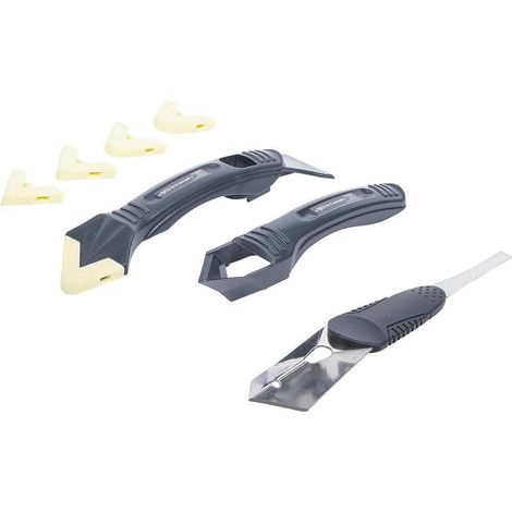 Décolleur de Joint Silicone et Jeu de 8 Spatules - 8 pcs - Polyvalent et Pratique pour Décapage Facile - D-Work