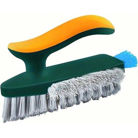 Cepillo de limpieza 2 en 1 – Cepillo de cerdas duras para ducha, baño, alfombras, cocina y bañera