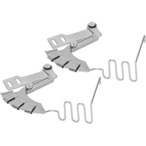 Surjeteuse à verrouillage en 2 parties, 30 mm, 4 en 1, double pli, miroir, en acier inoxydable, compatible avec les machines à coudre à plat. (1/5)
