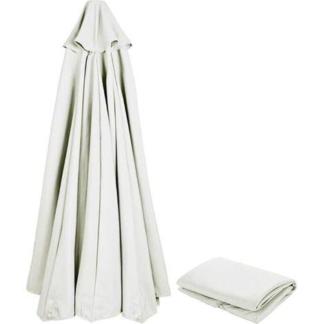 Housse de Rechange pour Parapluie - UV 30+ - 3m et 8 Bras - Housse en Tissu de Rechange pour Parasol de Jardin (1/5)