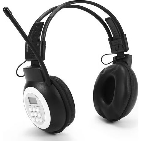 Écouteurs radio FM portables et personnels, casque sans fil avec radio intégrée pour la marche, le jogging et le travail quotidien (1/5)