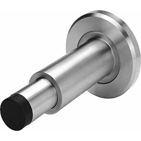 Fermaporta e paracolpi, acciaio inox 304, regolabile, fermaporta in gomma extra lungo, protezione per maniglia, fermaporta a parete (1/4)