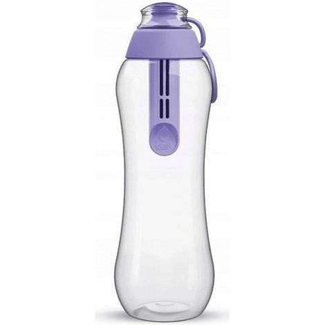 Dafi lila Wasserfilterflasche 0,5 l + Filter