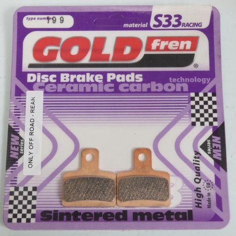 Bremsbelag gold fren für Motorrad scorpa 280 sr 2t 2009 bis 2014 (1/2)