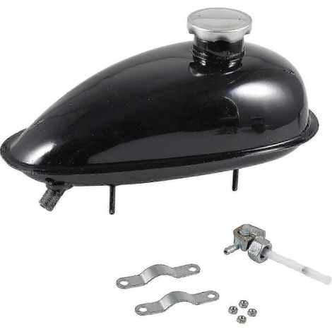 2-Liter-Kraftstofftank für Motorradmotoren mit 49 cm³, 50 cm³, 60 cm³, 66 cm³ und 80 cm³ Hubraum. (1/5)
