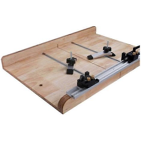 Guide de coupe de précision pour scie circulaire en alliage d'aluminium, barre d'onglet coulissante de 880 mm, pour le travail du bois. (1/4)