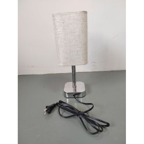 Lot de 2 Lampes de Chevet Tissu avec LED Blanche Chaude, Variateur Tactile 3 Niveaux, Ports de Charge USB A et Type-C Intégrés pour Chambre et Salon (1/3)