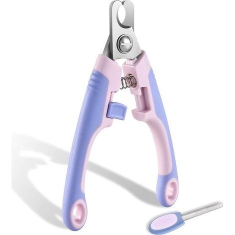 Coupe Ongles Chien avec Lime à Ongles, Coupe Griffe Chien Professionnel et Sécurisé, pour Les Chats Grands et Moyens ou Autres Animaux de Compagnie (1/4)