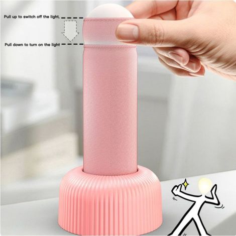 veilleuse de chambre d'enfant Veilleuse LED Rechargeable, Base Stable et innovante, veilleuse bateau eclairage Rose (1/5)