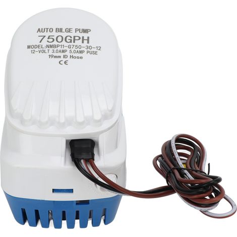 La pompe submersible automatique Blige 750GPH 12V offre une excellente étanchéité, un rendement élevé et des économies d'énergie, ce qui la rend adaptée aux bateaux, aux camping-cars et aux fourgons a (1/5)
