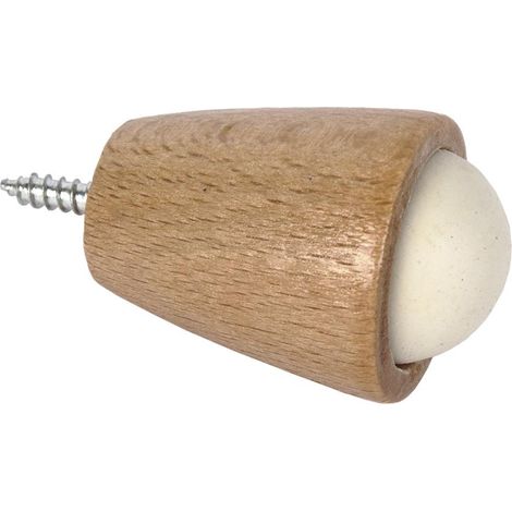 COFAN tope puerta madera 40mm   caja 12 unid. , Tope puerta madera de 40mm de grosor.