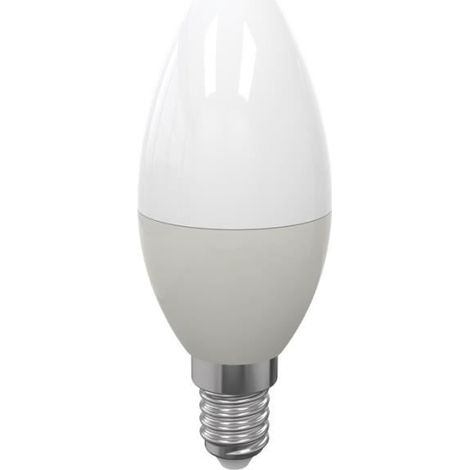 Ampoule LED Flamme lisse 5W E14 470Lm 4000K blanc neutre
