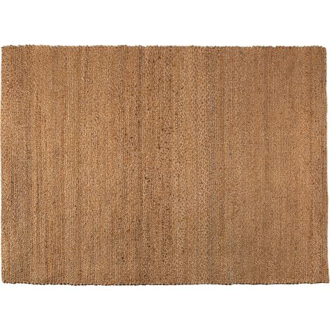 Tapis Rectangulaire en Jute et Coton Coloris Bronze pour Salon et Chambre 160 x 230 cm - PANGIVO (1/5)