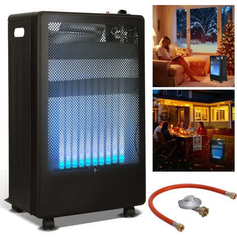 Jiubiaz Gasheizung 3,8 kW mit Blue-Flame-Technik und 2 Heizstufen (1/5)