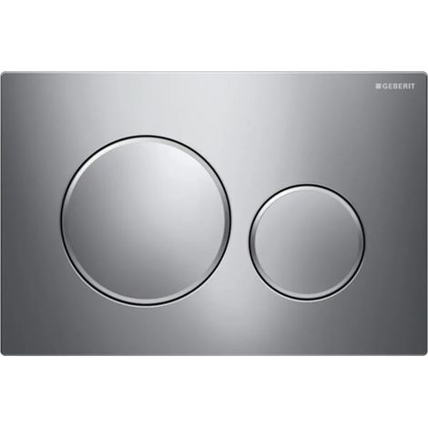 Geberit placca di comando Sigma 20 doppio tasto cromato opaco/lucido (1/3)