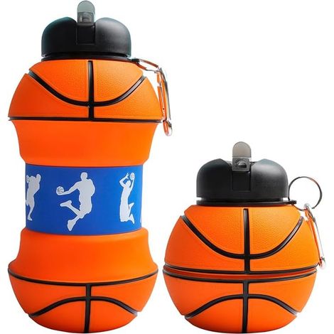 (A) 550 ml Sport-Silikon-Wasserflasche - Trinkflasche für Kinder, Mädchen und (1/5)
