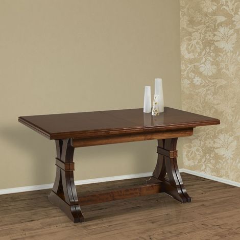 Tavolo allungabile Polignano in legno massello 180x100x79H (1/5)