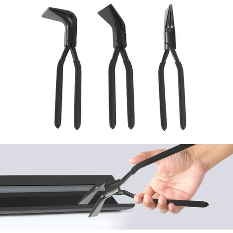 3-teilige Werkzeuge zum Biegen und Abflachen von Blechen Blechzange Handsiegelgerät (1/5)
