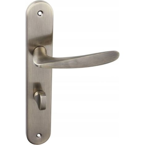 Poignée de porte sur une longue plaque GOA Patine 72 mm