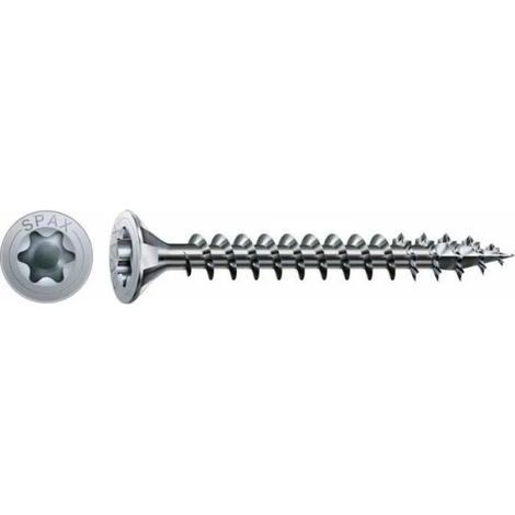 Tornillos universales Spax 5 mm 40 mm Blanco