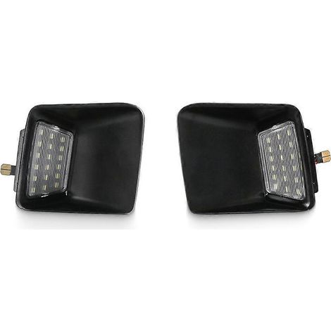 2 feux de plaque d'immatriculation LED blancs pour pare-chocs arrière, compatibles avec Chevy Colorado et GMC Canyon (2004-2012). (1/5)