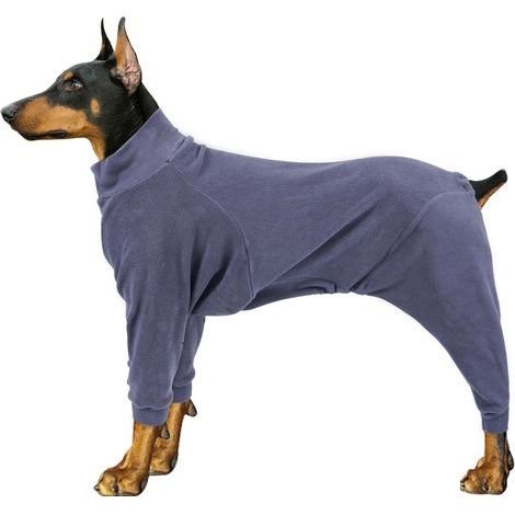 Veste polaire pour chien, manteau d'hiver chaud, pull à quatre pattes pour chiens de taille moyenne et grande. (1/5)