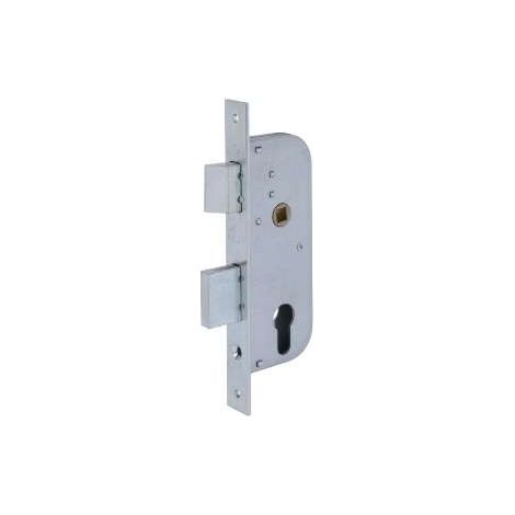 Serratura Per Cancelli Con Cilindro Europeo Distanza Mm.70 Entrata Mm.30