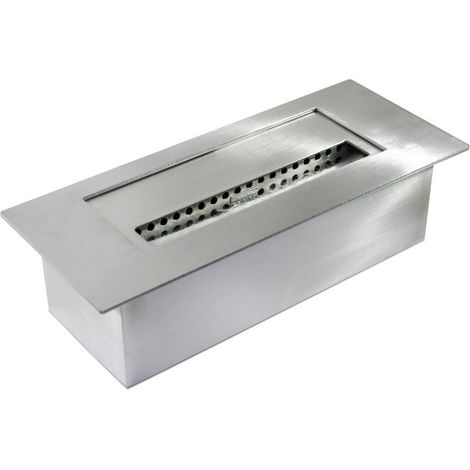 Divina Fire Bruciatore bioetanolo 1,5 lt Acciaio Inox 30x12,5 cm (1/4)