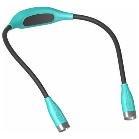 Wiederaufladbare LED-Nackenleselampe mit 3 Leuchtmodi – zum Stricken, Campen und Reparieren (1/4)