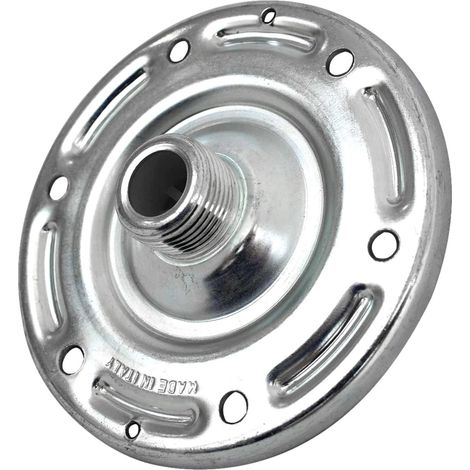 Aquasystem – Raccord acier galvanisé pour réservoir à vessie 24 à 150L – Diamètre 145mm – Raccord 3/4" M – Remplacement bride sous pression